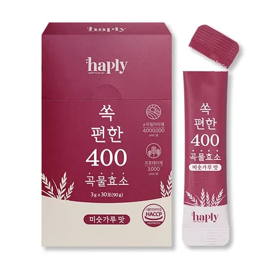 해플리 쏙 편한 400만 곡물효소 30포 1박스