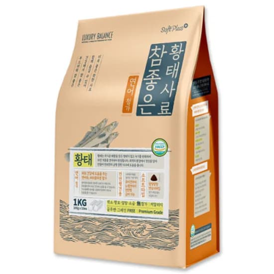 소프트플러스 참좋은 황태사료, 연어, 1kg