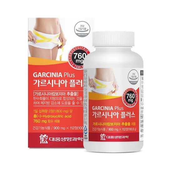 대웅생명과학 가르시니아 플러스 112정 1개