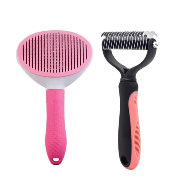 호피네 강아지 고양이 털 관리 제거 원터치 브러쉬 모찌빗 세트