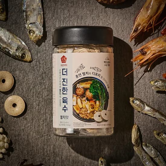 오로지 더 진한 육수 멸치맛, 3g, 65정