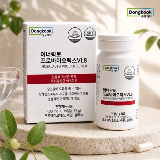 동국제약 이너락토 프로바이오틱스 VL8 400mg 30캡슐 2박스