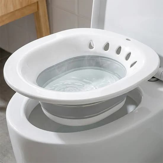 가정용 치질 좌욕기 변기 임산부 대야 그레이 2200ml 1개
