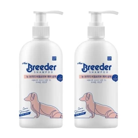 뉴브리더 강아지 비듬&피부케어 샴푸, 500ml, 2개