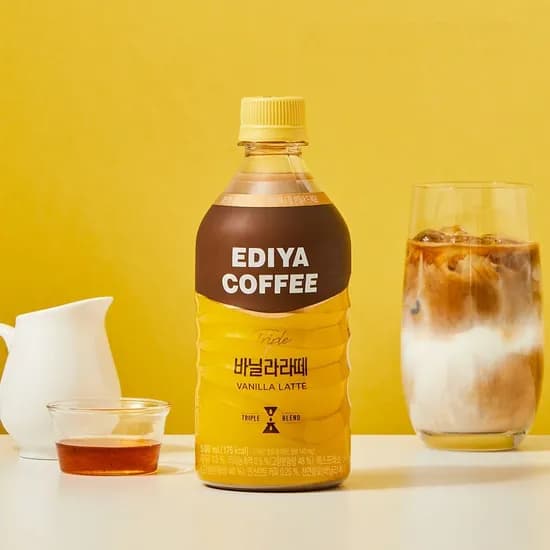 이디야커피 바닐라 라떼, 500ml, 24개