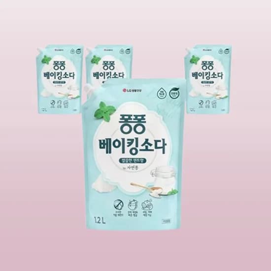 퐁퐁 베이킹소다 주방세제 1.2L 4개