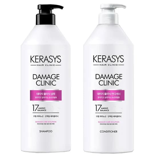 케라시스 데미지 샴푸 컨디셔너 세트 750ml 2개입
