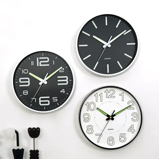 아날로그 인테리어 10인치 야광 무소음 벽시계 GW026 GW026-DB 10,900원