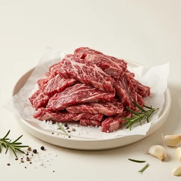 파파네정육점 손질 소갈비살 미국산 200g 1개