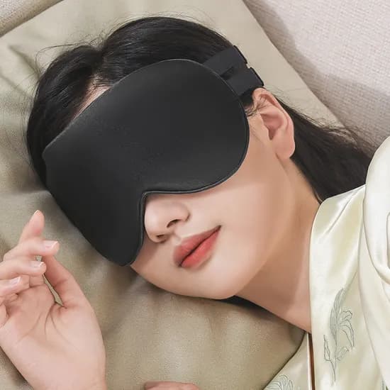 안다 실크 100 암막 수면 안대 블랙 FREE 1개