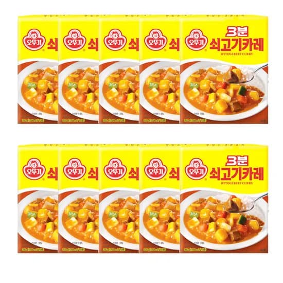 오뚜기 쇠고기 카레 200g 10개