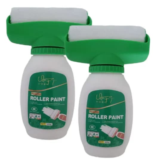 롤러 일체형 페인트, 화이트, 500ml, 1개
