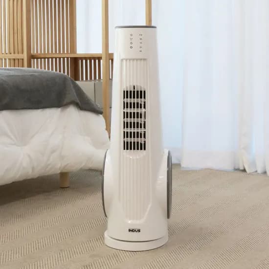 인더스 타워형 날개없는 선풍기, IN-HP2000R, 리모컨, 화이트, 1개