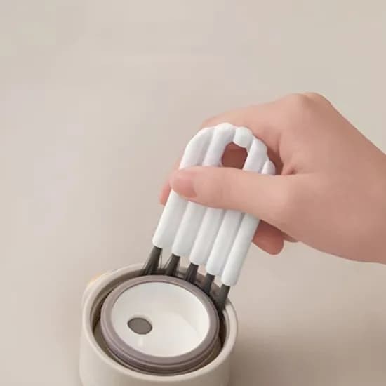 텀블러 틈새 미세 세척솔, 흰색, 1개