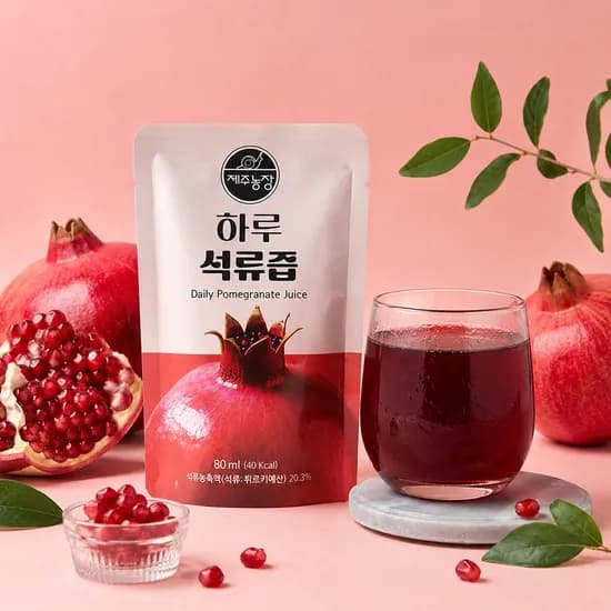 제주농장 하루 석류즙 80ml 30포