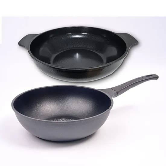 코맨 블랙윈 인덕션 IH 세트, 궁중팬 28cm 1개 + 양수웍 28cm 1개, 2개