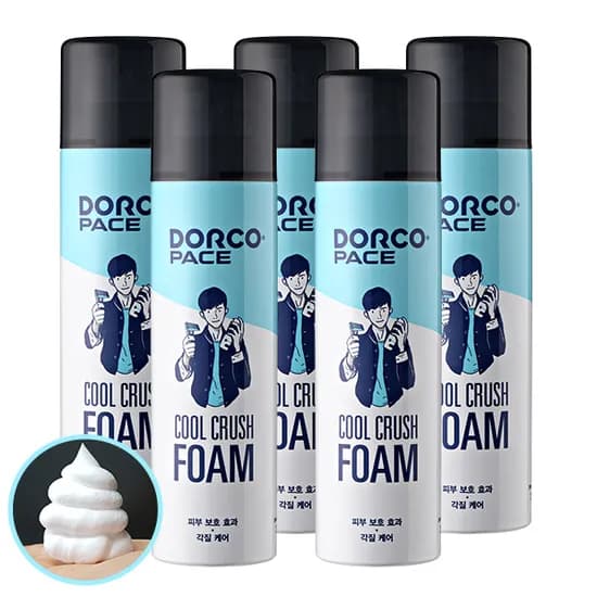 도루코 페이스 쿨 크러쉬 폼 250ml 5개