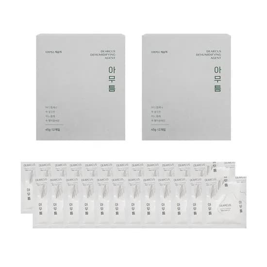 디어커스 아무틈 제습제 45g 12개입 2박스