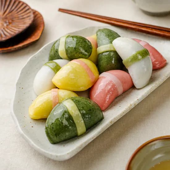 궁중 사색 바람떡 1kg 2개