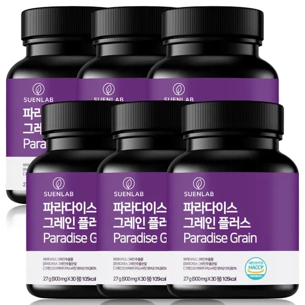 수앤랩 파라다이스 그레인 플러스 버닝 30정 6개