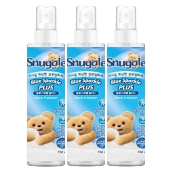스너글 블루스파클 플러스 섬유탈취제 150ml 3개