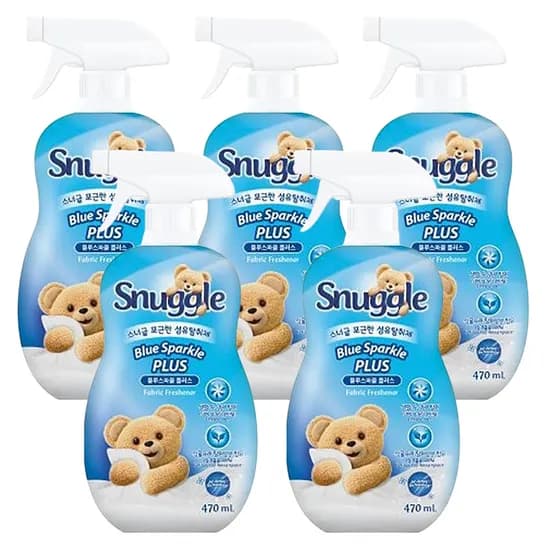 스너글 블루스파클 플러스 섬유탈취제 470ml 5개