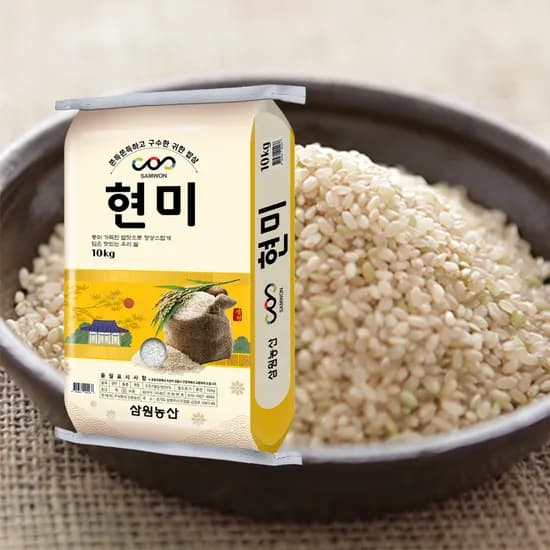 삼원농산 현미, 10kg, 1개