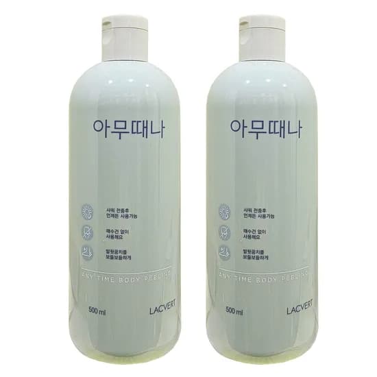 라끄베르 아무때나 때필링, 500ml, 2개