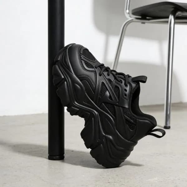 어글리 키높이 통굽 스니커즈 블랙 240mm 1개 14,800원