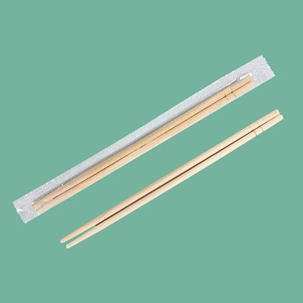 둥근 대나무젓가락 투명OPP 개별포장 5.0x200mm 100개입