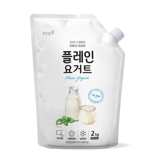 푸르밀 플레인 요거트 2kg 1개
