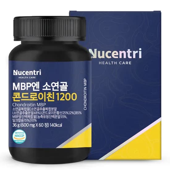 뉴센트리 MBP엔 소연골 콘드로이친 1200 600mg 60정 1개
