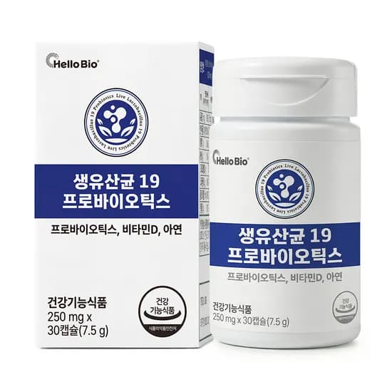 헬로 바이오 생유산균 19 프로바이오틱스 30캡슐 1개