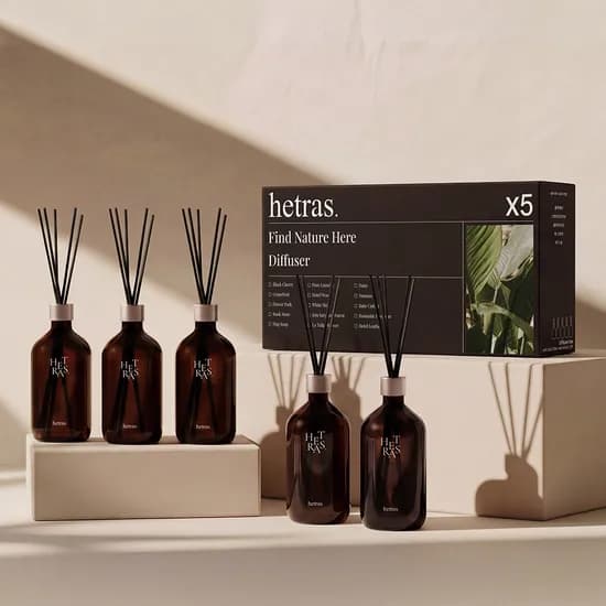 헤트라스 프리미엄 디퓨저, 블랙세트, 500ml, 5개입