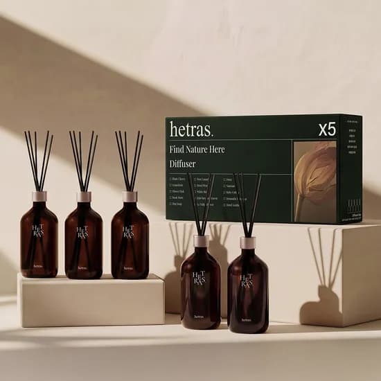 헤트라스 프리미엄 디퓨저, 그린세트, 500ml, 5개입