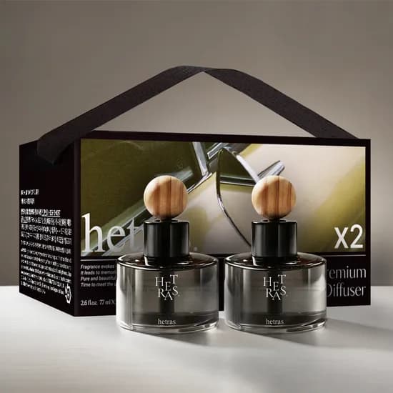 헤트라스 프리미엄 차량용 디퓨저 북스토어 77ml 2개