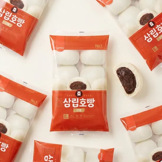 삼립 대용량 냉동 단팥 호빵 720g 90g x 8개입 3개