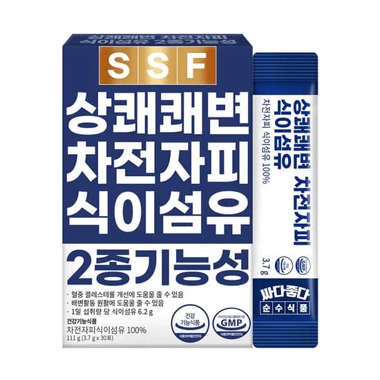 순수식품 상쾌쾌변 차전자피 식이섬유 30포 1박스