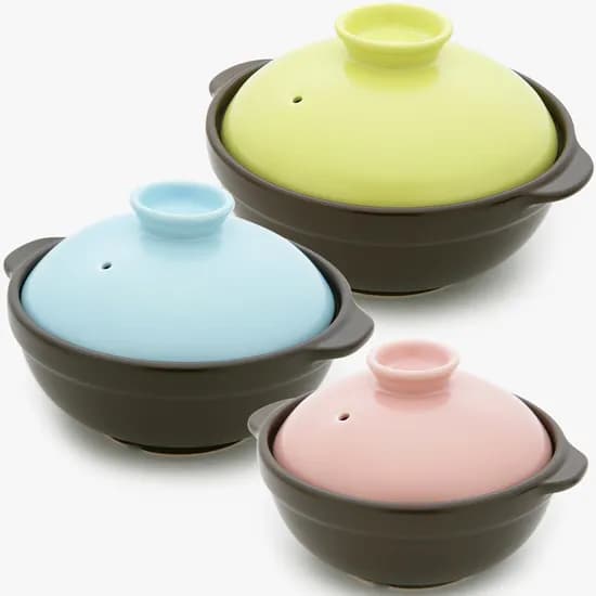 네오플램 파스텔 내열 뚝배기 3종세트, 18cm, 1세트