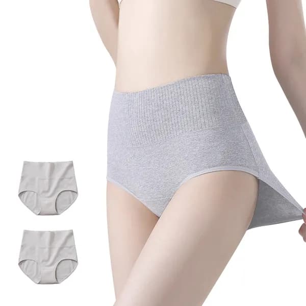 뱃살 시크릿 순면팬티 연그레이 2XL 2장