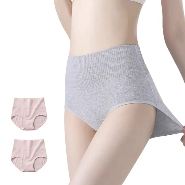 뱃살 시크릿 순면팬티 연핑크 L 2장