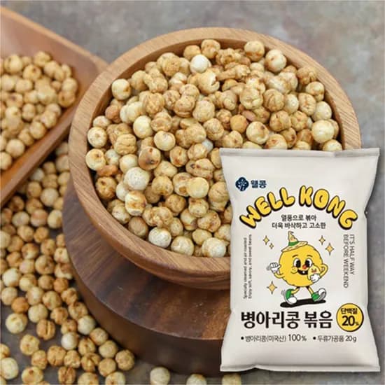 웰콩 병아리콩 볶음, 20g, 20개