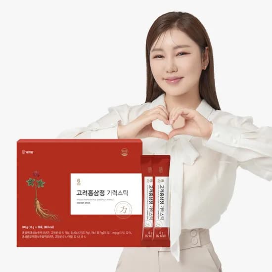 가희담 6년근 고려홍삼정 기력스틱 30포 1개