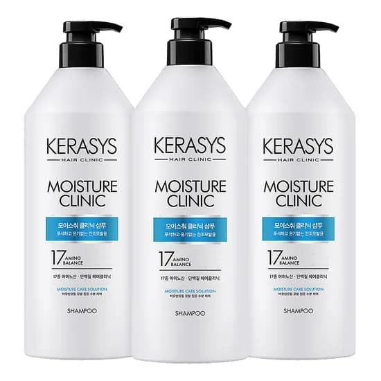 케라시스 모이스춰 클리닉 단백질 샴푸 980ml 3개