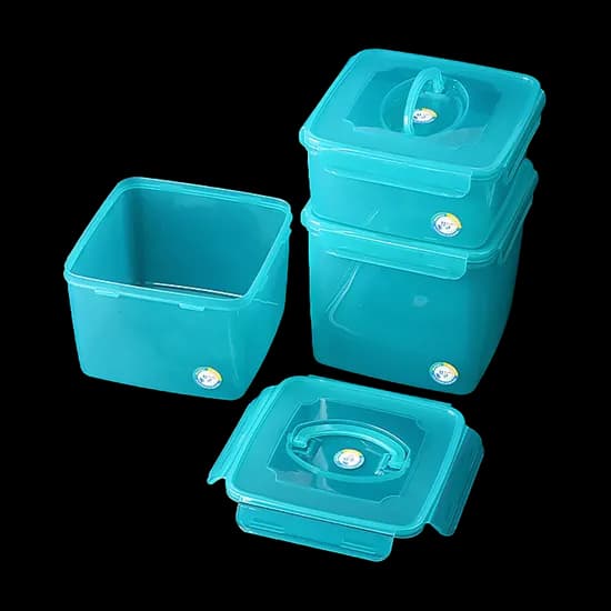 맥스쿡 항균 밀폐용기 결착 원형 700ml 2개 외 1종
