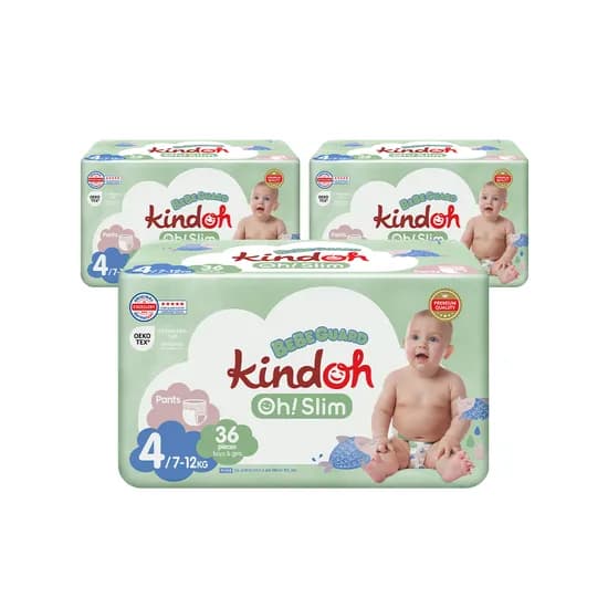 킨도 프리미엄 기저귀 오 슬림 베베가드, 팬티형, 4단계, 108매