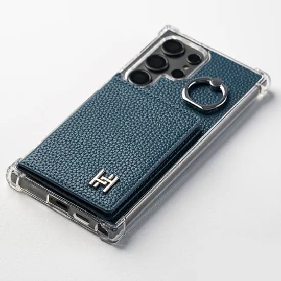 갤럭시 S26 투명 라피네 H 포켓 케이스 플러스, 피콕블루, S942