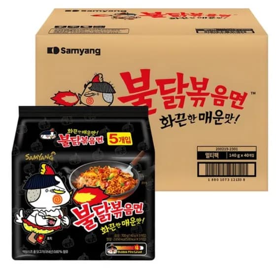 삼양 불닭볶음면 40개
