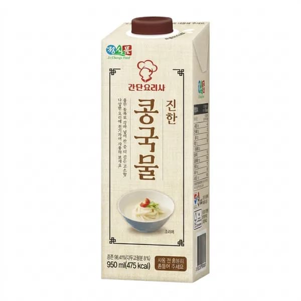 청정원 간단요리사 진한 콩국물 950ml 12개 18,900원