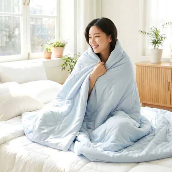 알뜰공식 시원코지 냉감이불, 화이트, 슈퍼싱글SS, 1개